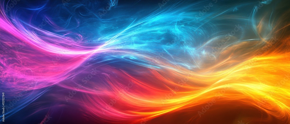 Abstract Vibrant Swirling Colors, Energy Flow, Dynamic Background Image Abstract Vibrant Swirling Colors, Energy Flow, Dynamic Background Image