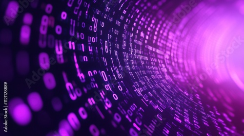 Exploring digital patterns virtual space abstract visuals technology close-up view data representation