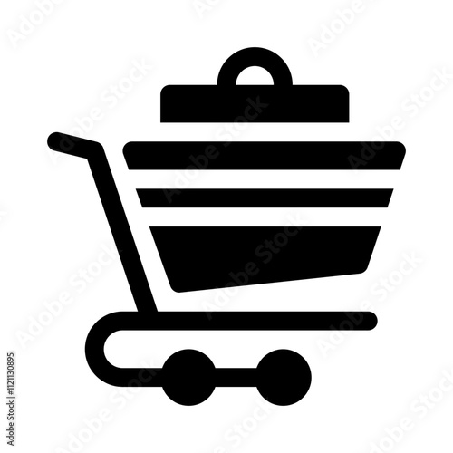 Shopping Cart glyph icon