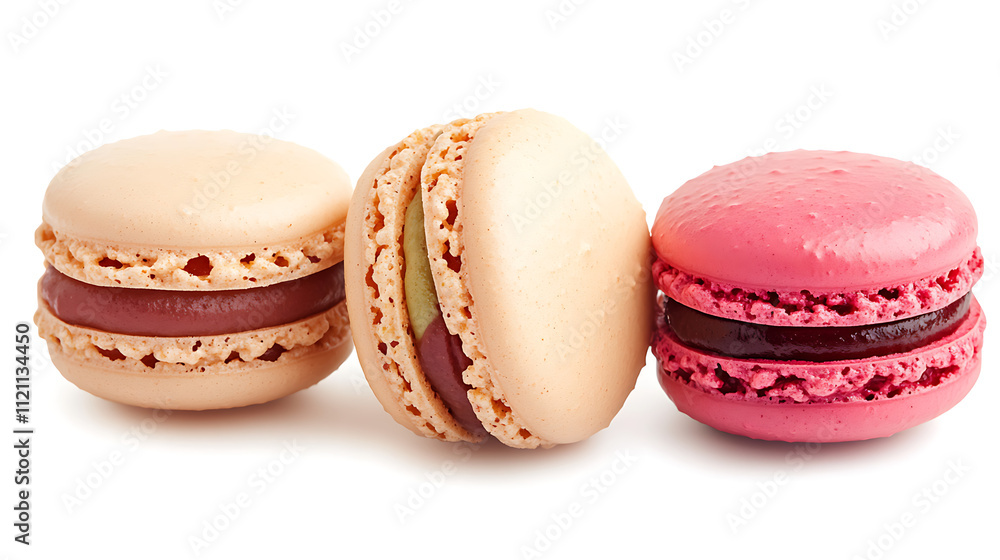 Obraz premium delicate and airy macaroons