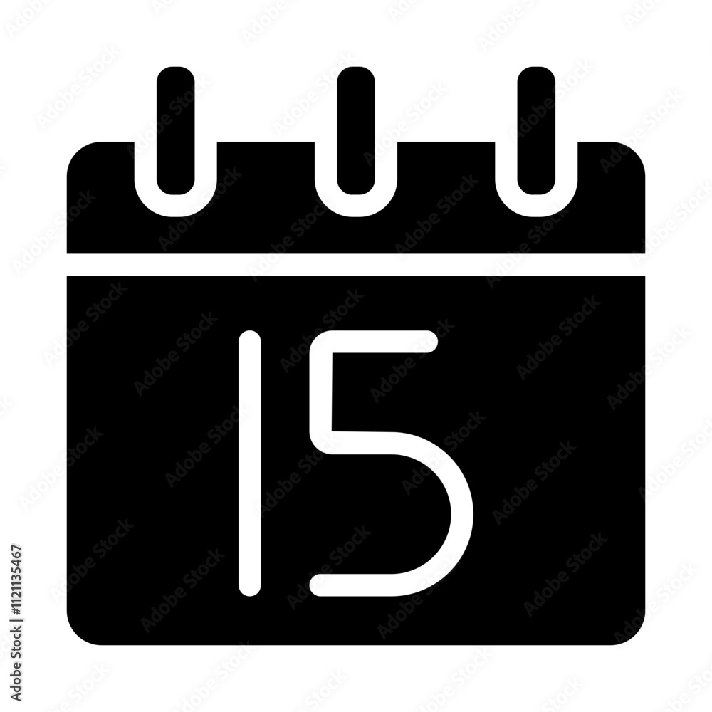 Calendar Solid Icon Calendar Solid Icon
