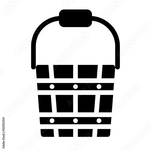 Bucket Solid Icon