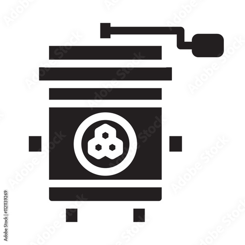Honey Press Solid Icon
