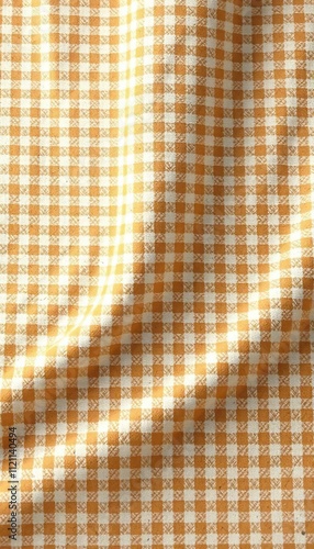 Vintage-inspired gingham fabric with subtle texture, inspired, texture photo