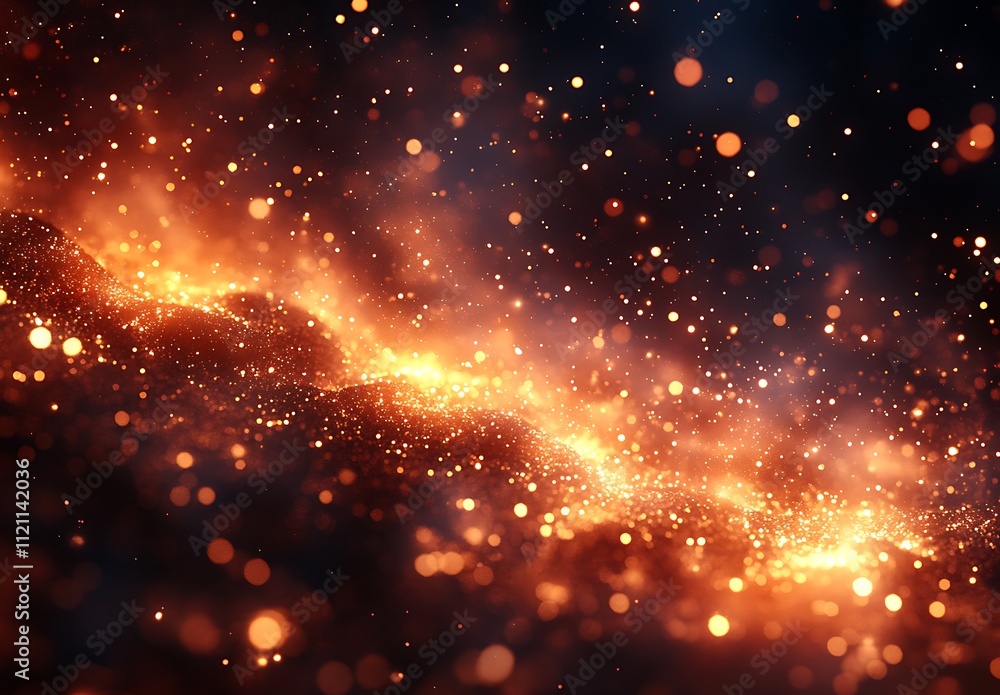 Fire and Sparks in Space. Fire and Sparks in Space.