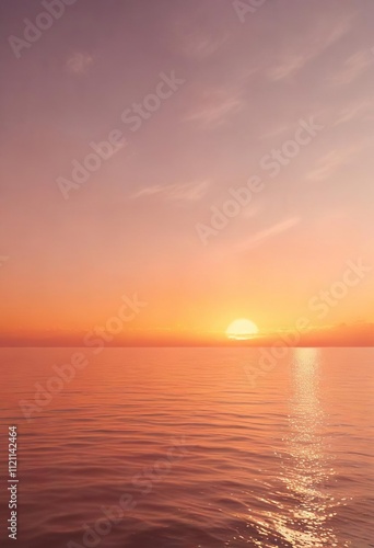 Softly fading gradient background of warm sunset hues, soft sunset gradient, evening sky