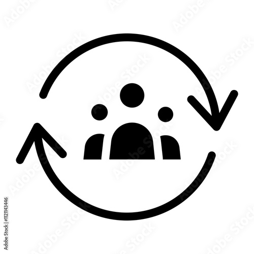 Restart Group Solid Icon