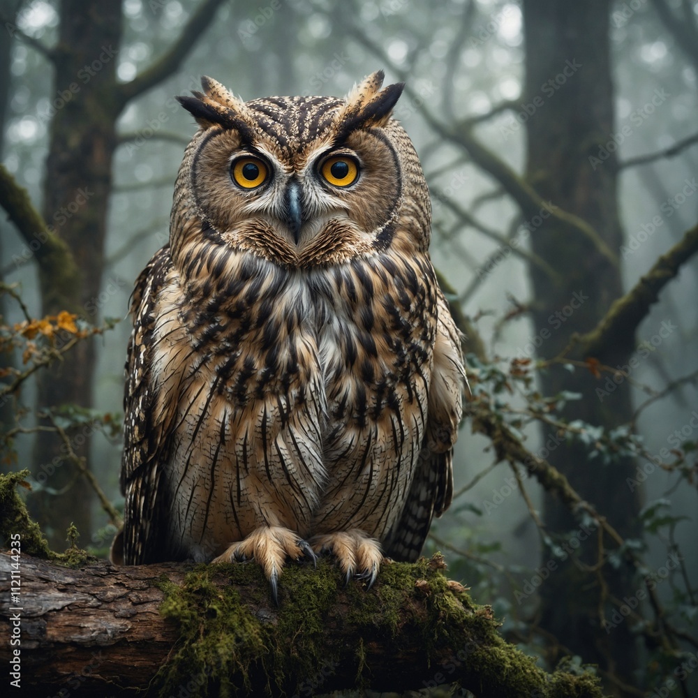 owl on a branch owl on a branch