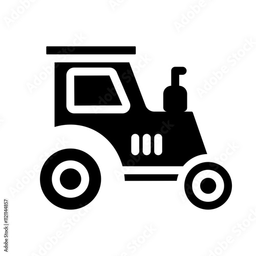 Tractor Solid Icon