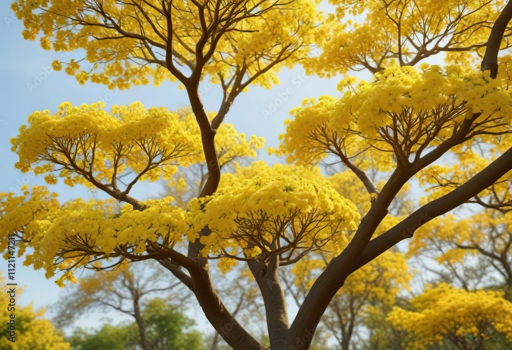 The Catalpa bignoides Aurea Golden Indian Bean tree with yellow flowers in bloom , flora, aurea, nature The Catalpa bignoides Aurea Golden Indian Bean tree with yellow flowers in bloom , flora, aurea, nature