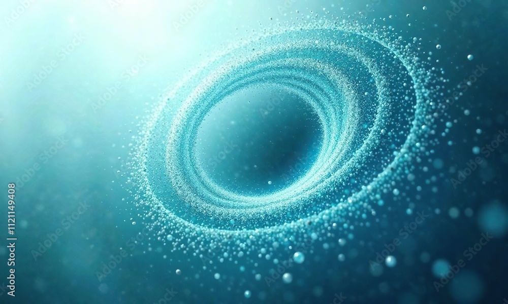 Swirling vortex of tiny particles in a gradient background , , particle, abstract grain background Swirling vortex of tiny particles in a gradient background , , particle, abstract grain background