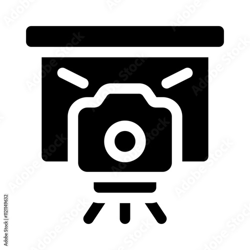Photography Studio glyph icon