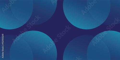 Create a bold look with a central circle background featuring a sound wave vector graphic.