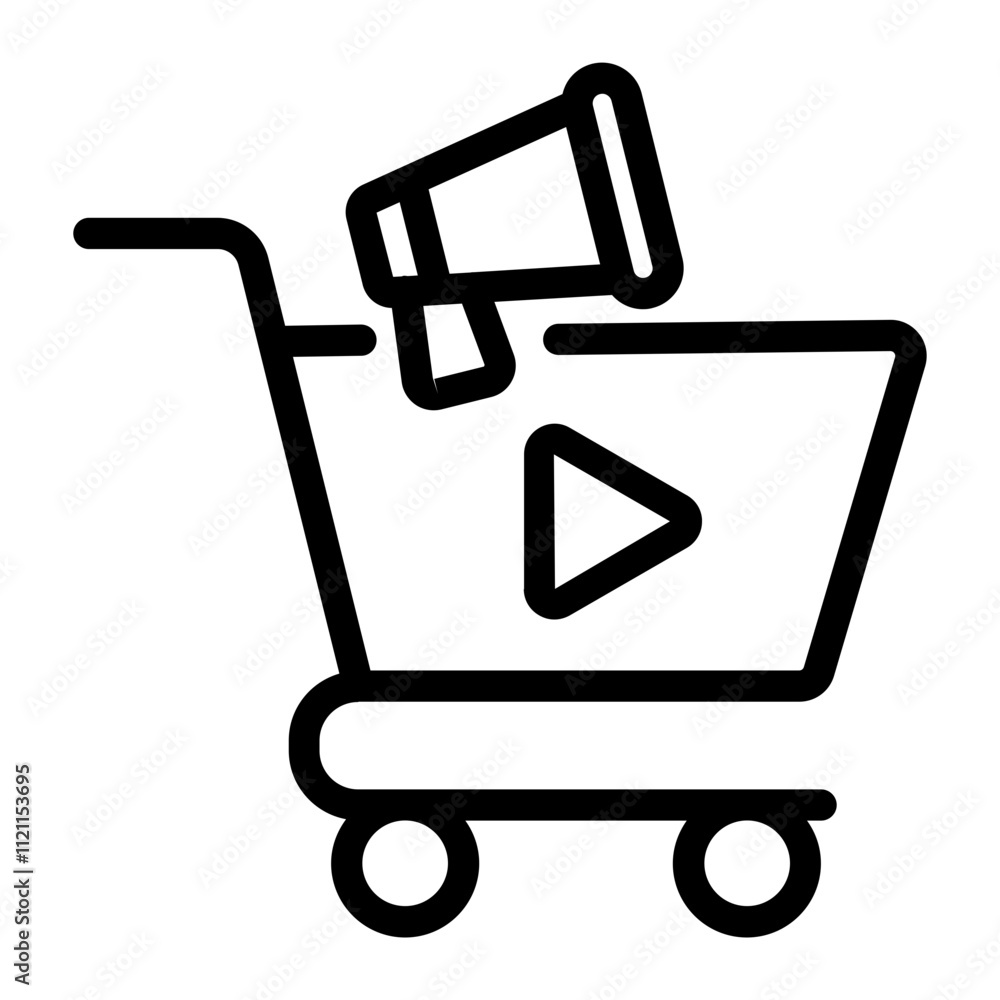 Shopping Cart ADS icon Shopping Cart ADS icon