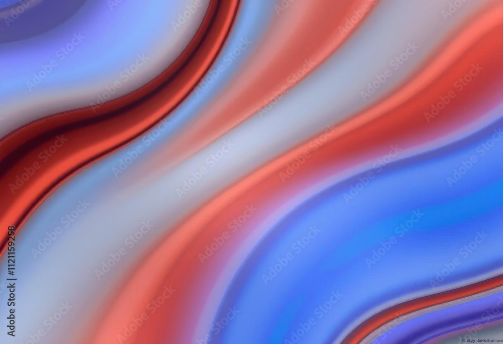 abstract background of red, blue and white waves abstract background of red, blue and white waves
