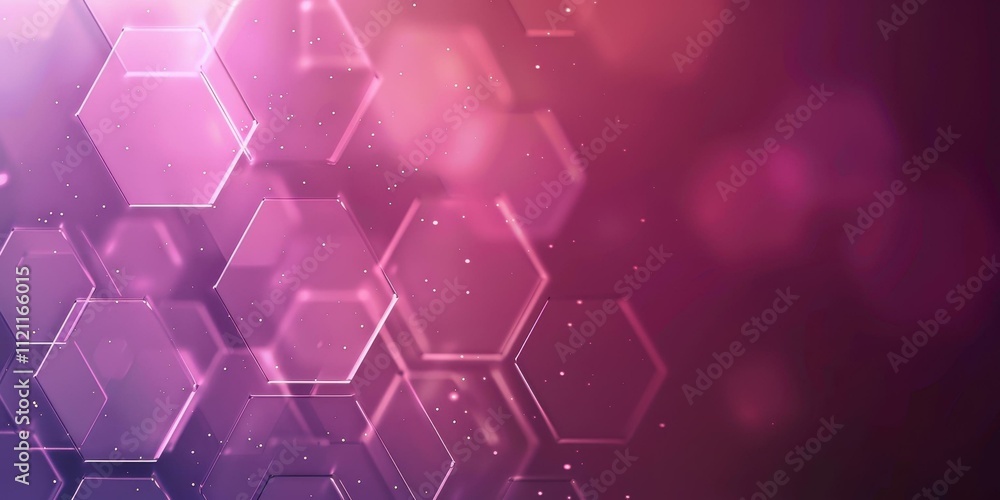 Abstract Hexagon Pattern: Pink and Purple Geometric Background Abstract Hexagon Pattern: Pink and Purple Geometric Background