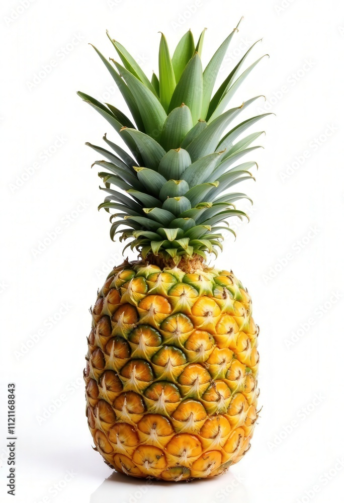 Ripe Pineapple Isolated on White Background
Ripe Pineapple Isolated on White Background