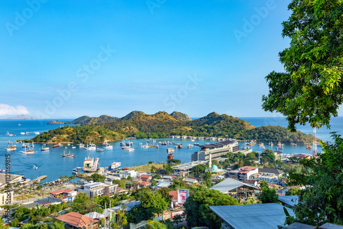 Harbour of Labuan Bajo, Ost Nusa Tenggara, Flores, Indonesia, Southeast Asia. photo