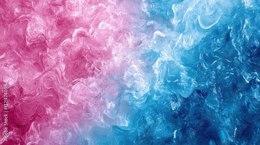 Pink and blue fluid gradient texture with gentle waves, creating a vibrant and dreamy holographic effect Pink and blue fluid gradient texture with gentle waves, creating a vibrant and dreamy holographic effect