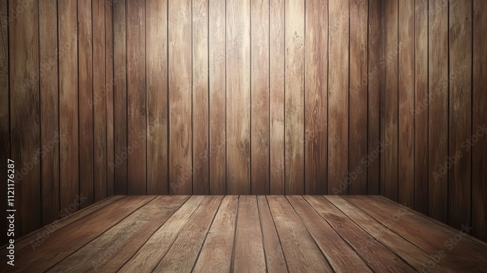 Natural Wood Interior Space with Warm Light and Rustic Charm Natural Wood Interior Space with Warm Light and Rustic Charm