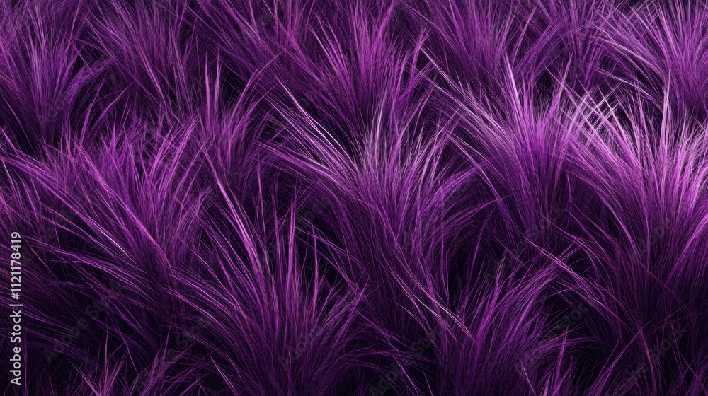 Soft fluffy purple fur texture with vibrant tones, natural hair details for fashion and winter backgrounds Soft fluffy purple fur texture with vibrant tones, natural hair details for fashion and winter backgrounds