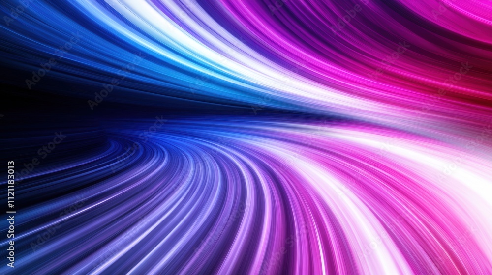 Abstract Colorful Wave Patterns with Light Trails in Motion Abstract Colorful Wave Patterns with Light Trails in Motion
