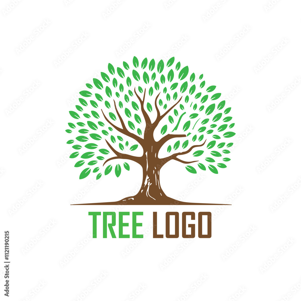 Creative and Elegant Abstract Minimalistic Tree Logo Design Vector for any Brand Company Creative and Elegant Abstract Minimalistic Tree Logo Design Vector for any Brand Company