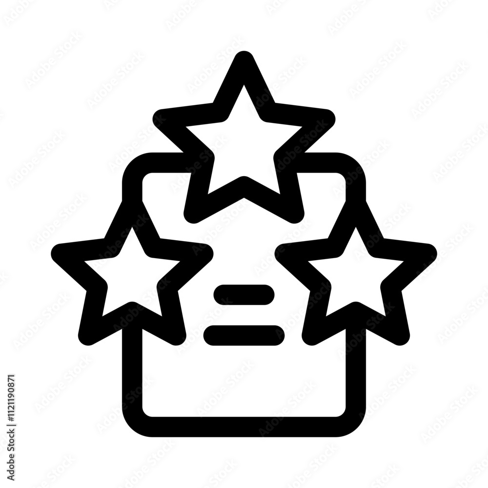 Star line icon