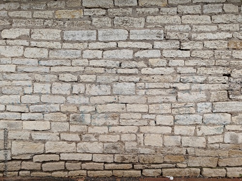 Old Medieval Stone Fort Wall