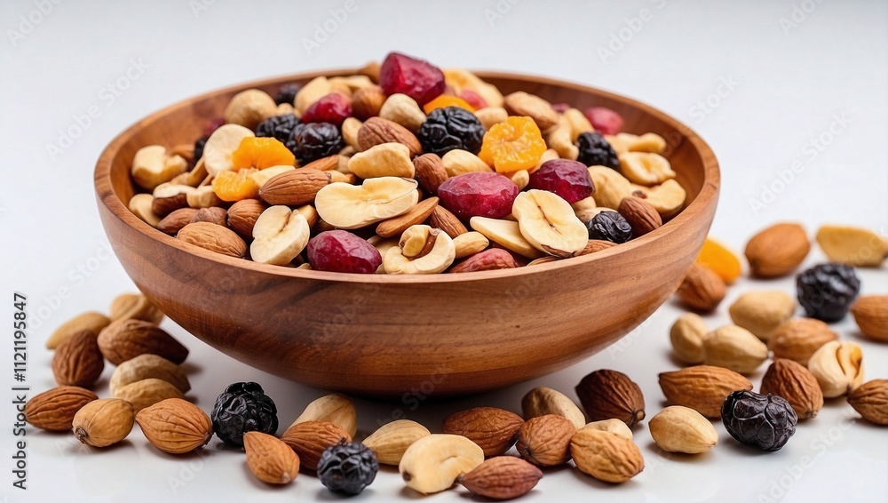 Nutty and Fruity Snack in Bowl Nutty and Fruity Snack in Bowl