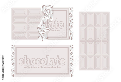 多種多様なフレーバーチョコのパッケージ