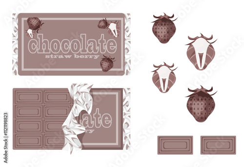 多種多様なフレーバーチョコのパッケージ