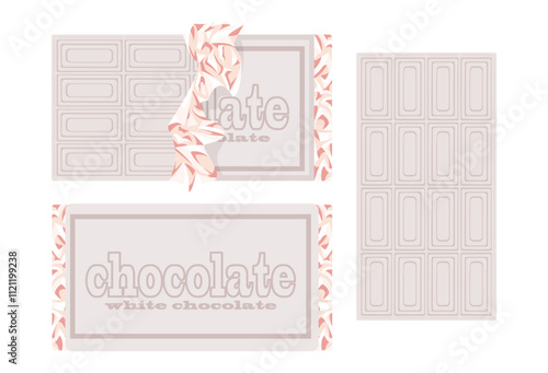 多種多様なフレーバーチョコのパッケージ