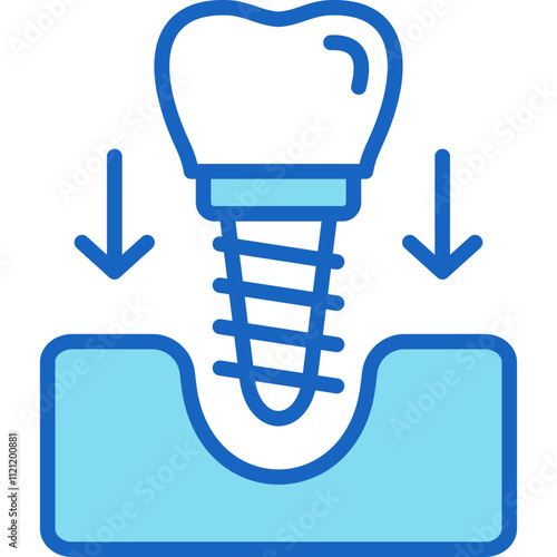 Dental Implant Icon