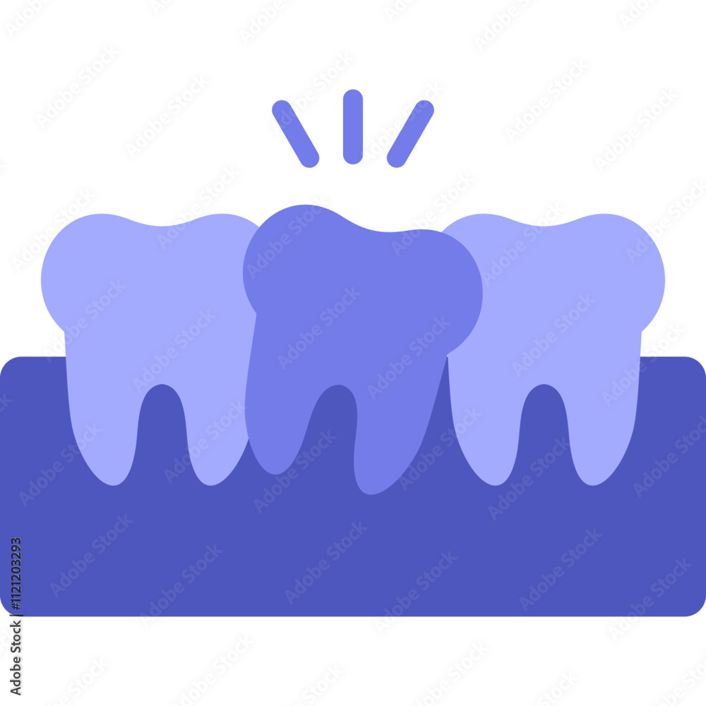 Crowded Teeth Icon Crowded Teeth Icon