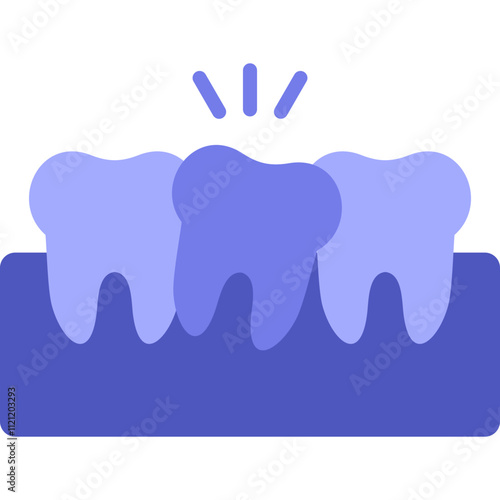 Crowded Teeth Icon