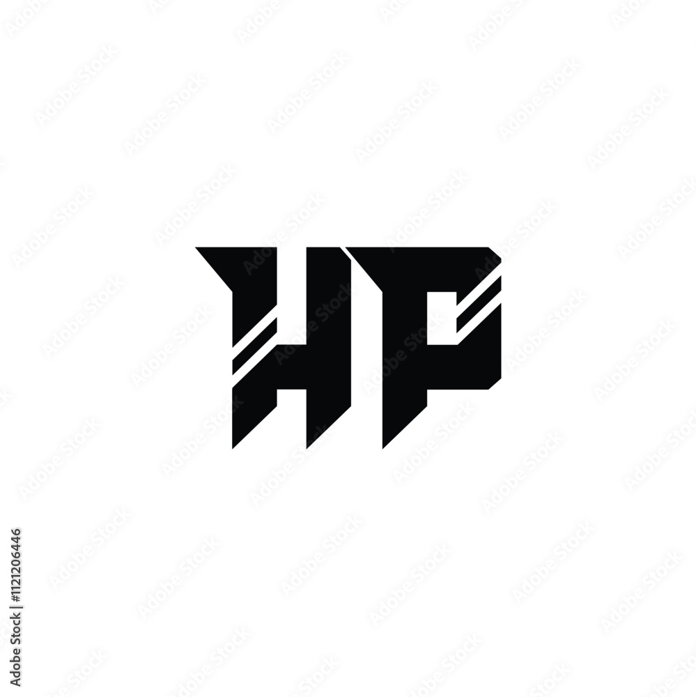 HP monogram logo design letter text name symbol monochrome logotype alphabet character simple logo HP monogram logo design letter text name symbol monochrome logotype alphabet character simple logo