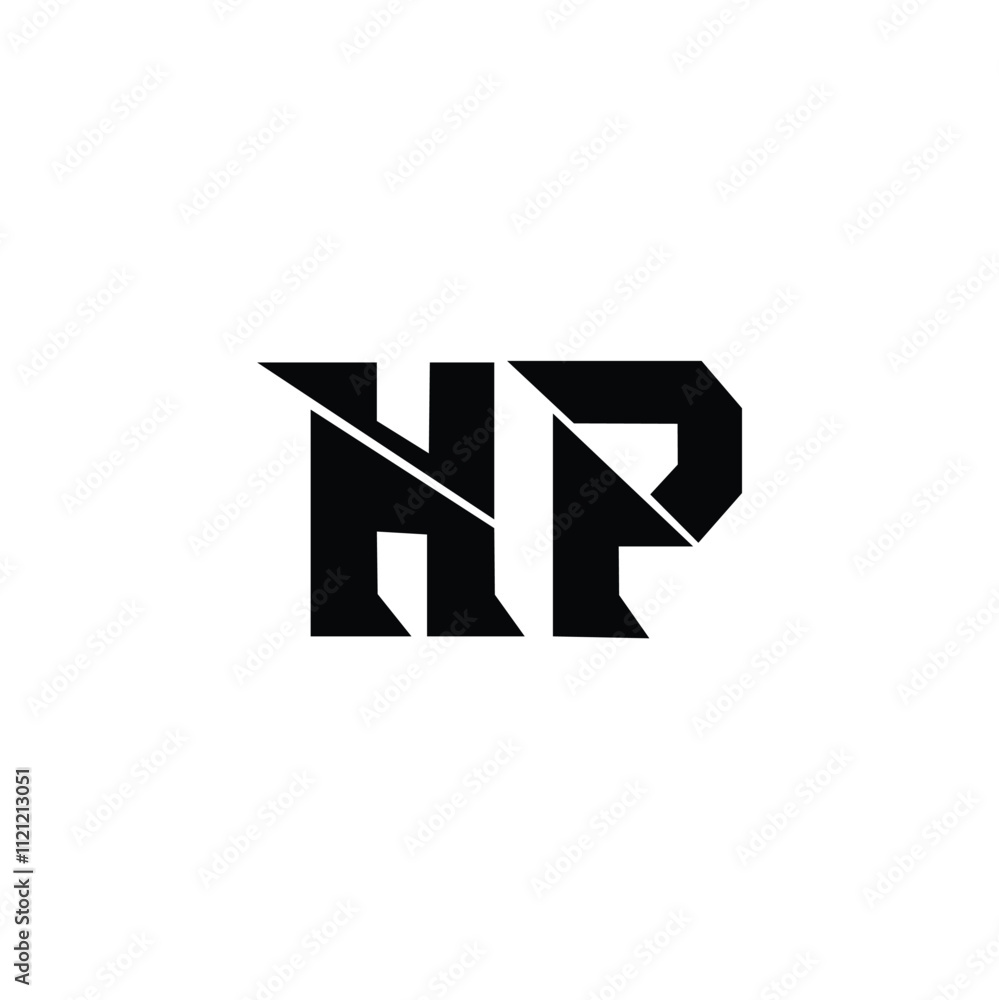 HP monogram logo design letter text name symbol monochrome logotype alphabet character simple logo HP monogram logo design letter text name symbol monochrome logotype alphabet character simple logo