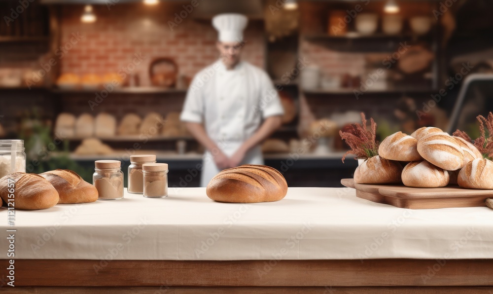 Baker preparing fresh bread bakery food photography warm environment close-up culinary art Baker preparing fresh bread bakery food photography warm environment close-up culinary art
