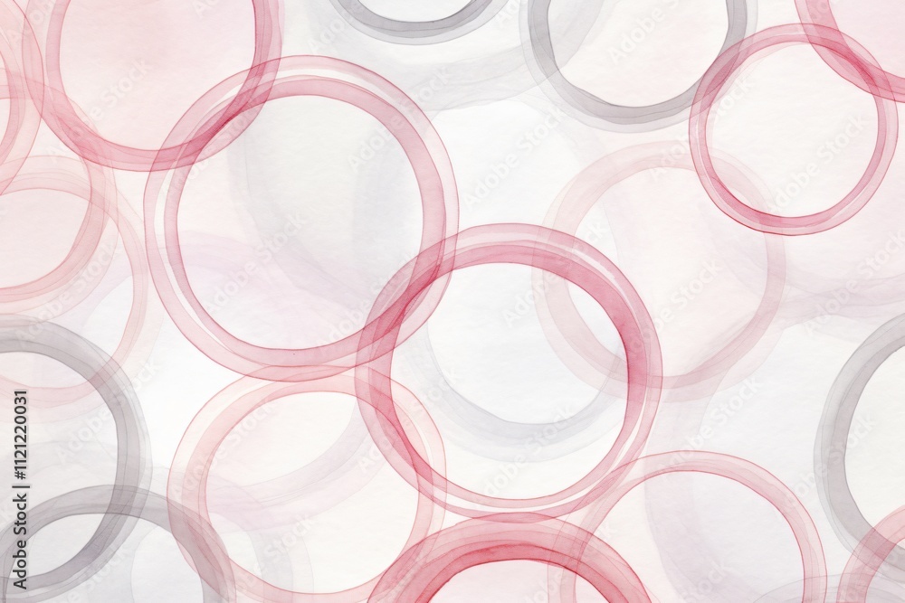 watercolor pink and gray empty rings pattern wallpaper watercolor pink and gray empty rings pattern wallpaper