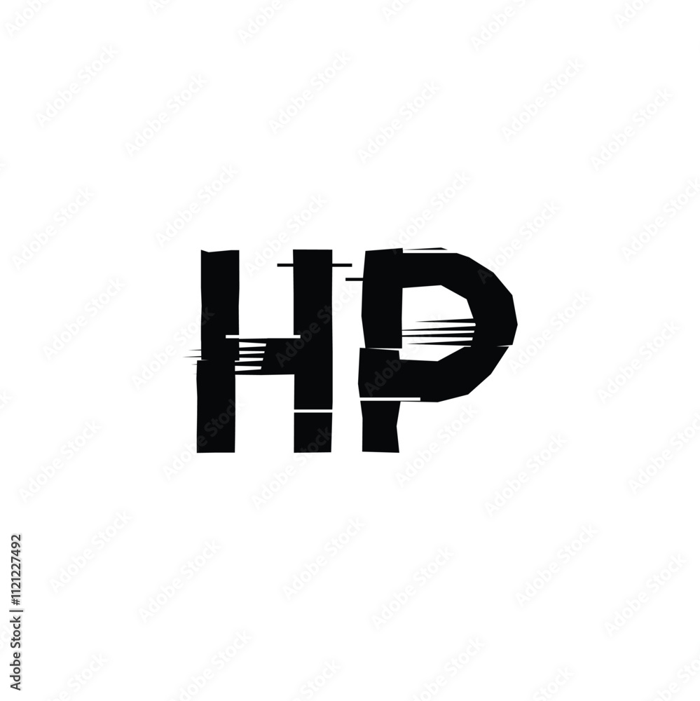 HP monogram logo design letter text name symbol monochrome logotype alphabet character simple logo HP monogram logo design letter text name symbol monochrome logotype alphabet character simple logo