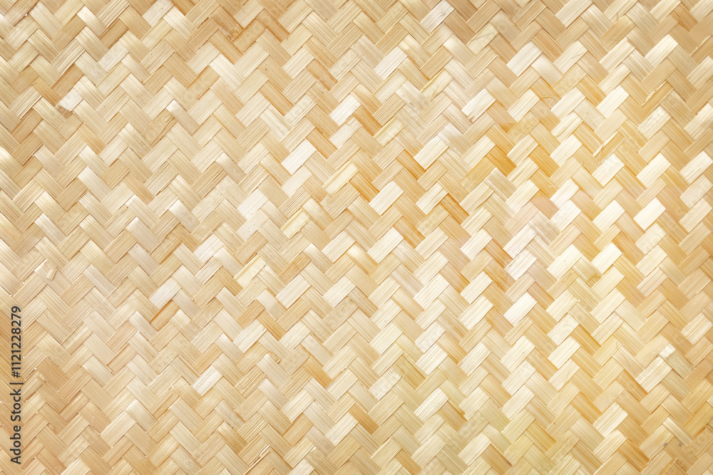 close up woven bamboo pattern or bamboo wall close up woven bamboo pattern or bamboo wall