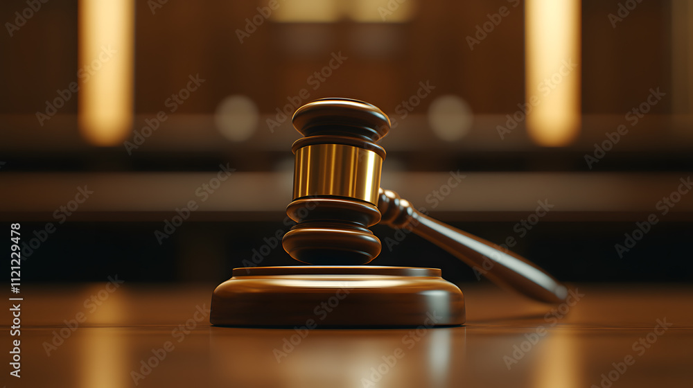 Gavel Symbolising Law and Justice, Set on a Polished Wooden Surface, Representing Authority, Fairness, and the Legal System Gavel Symbolising Law and Justice, Set on a Polished Wooden Surface, Representing Authority, Fairness, and the Legal System