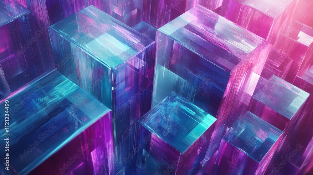 Futuristic Abstract Design, Neon Colors, Geometric Shapes, Digital Art, Reflections, Modern Aesthetic, High Resolution Futuristic Abstract Design, Neon Colors, Geometric Shapes, Digital Art, Reflections, Modern Aesthetic, High Resolution