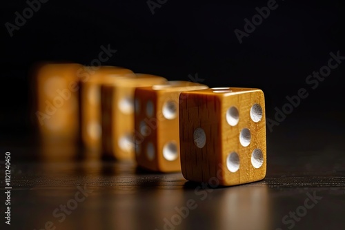 Dice in a Row