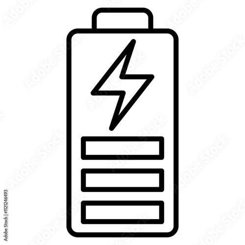 batteries single icon 