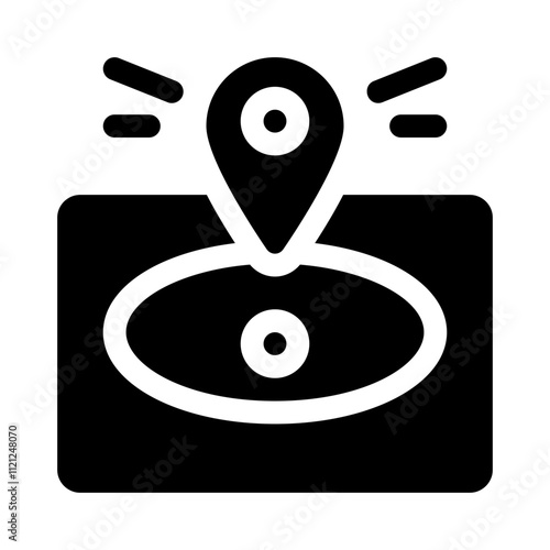 Location Pin glyph icon