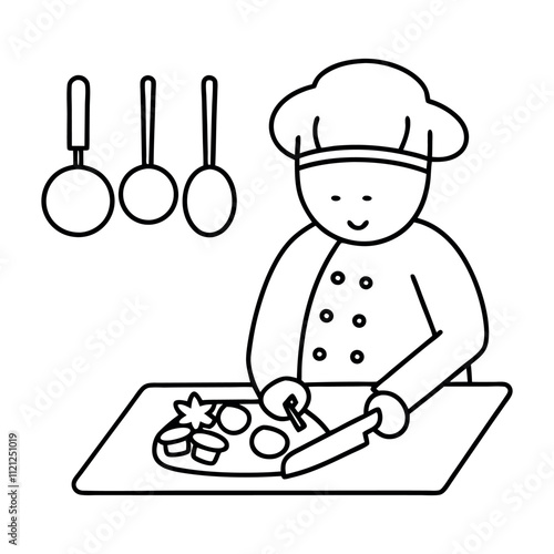 chef with a spoon