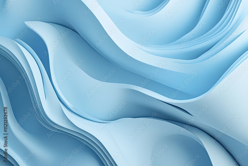 Soft and minimal, light blue gradient with smooth shadows, black background Soft and minimal, light blue gradient with smooth shadows, black background