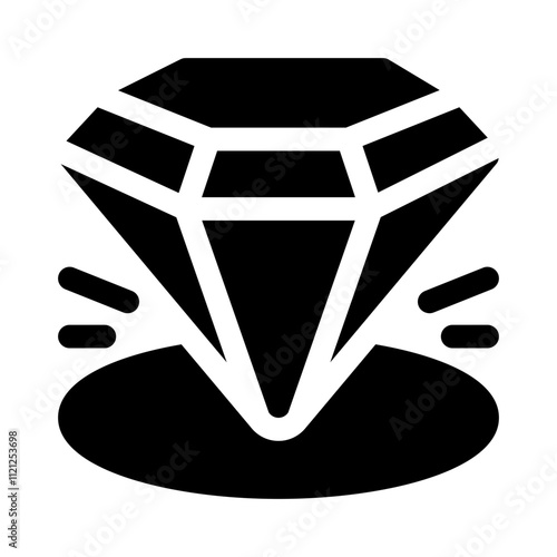 Diamond glyph icon